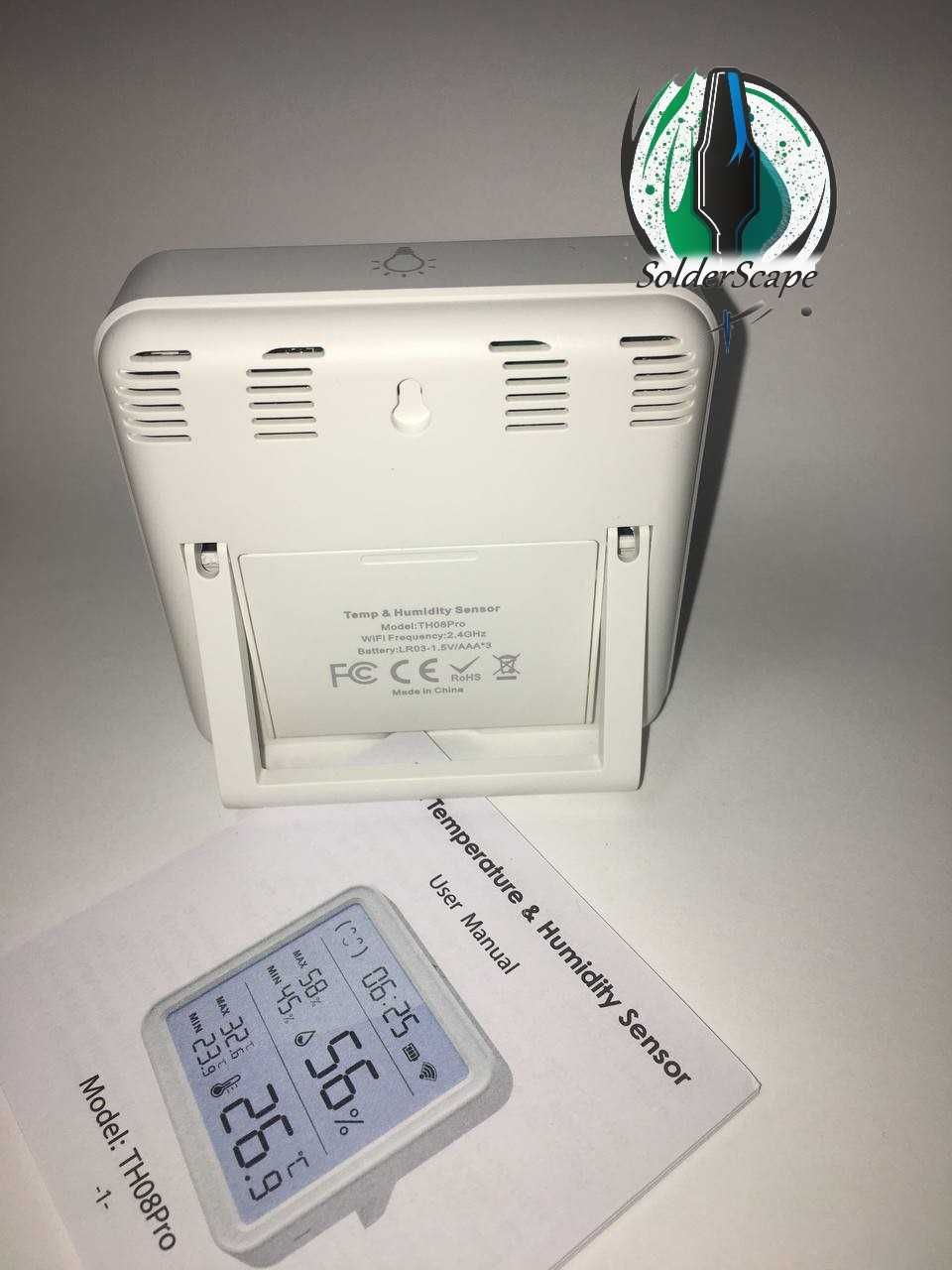 Датчик температури та вологості Tuya Wi-Fi TH08Pro