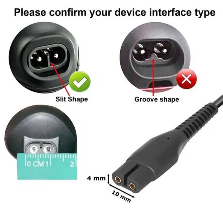 Usb кабель А00390 для зарядки машинок та бритв Philips