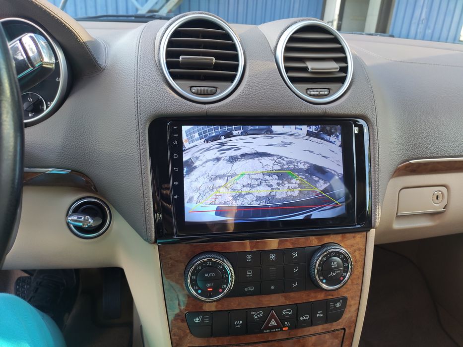 Магнитола новая Mercedes-Benz ML GL W164 с CarPlay +QLED 4G сим карта.