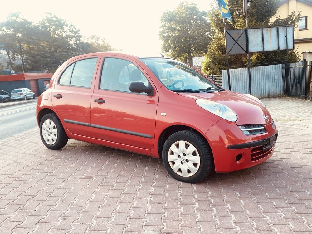 sprzedam nissan micra rok 2006 poj 1,2 przeb 185tys kliatyzacja 5-d