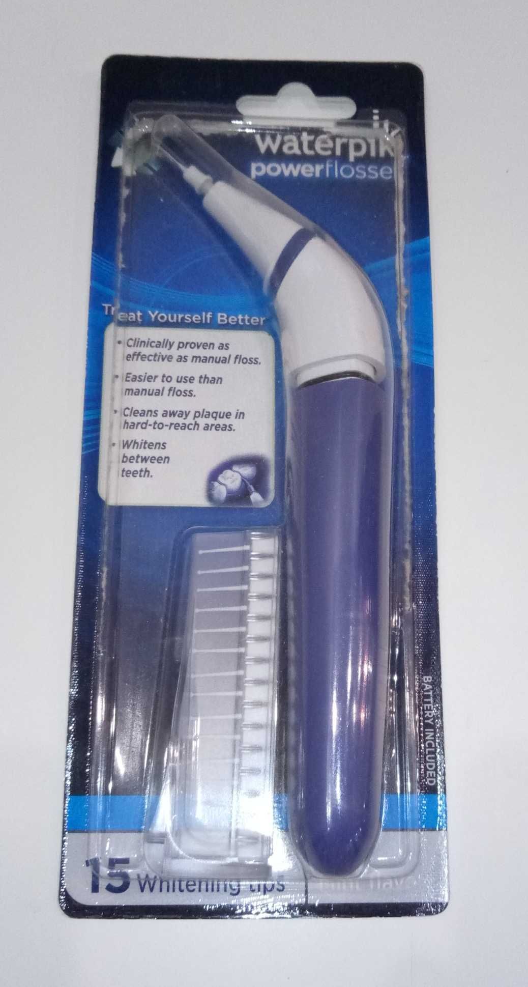 Зубочистка ершик для чистки зубов. Waterpik powerflosser FLW-220UK