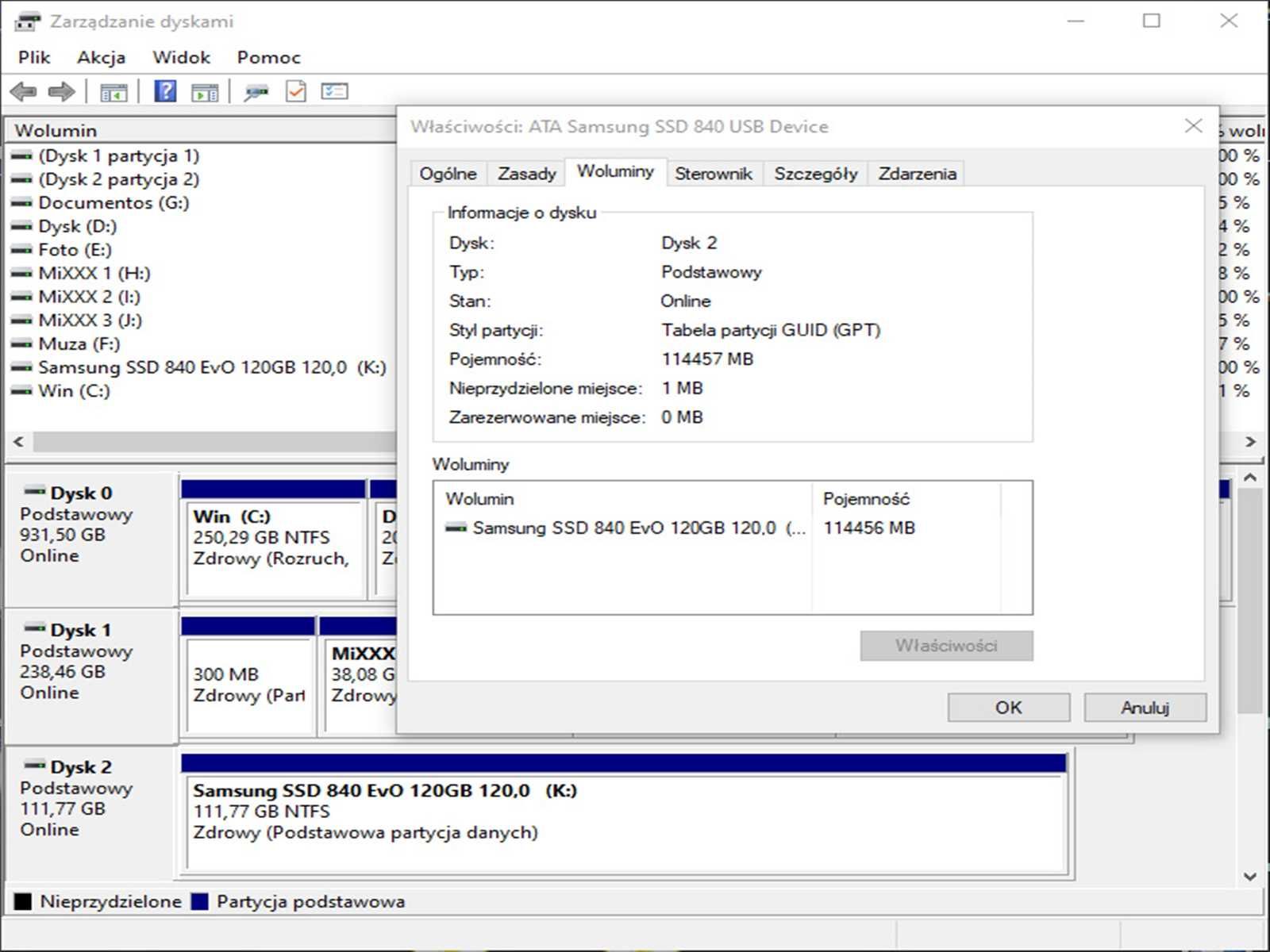 SSD 120GB Samsung 840 EvO