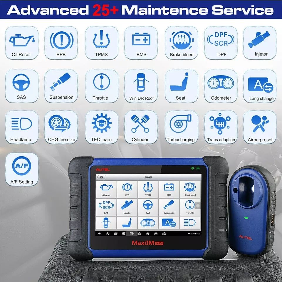 Autel MaxiIM IM508S, XP400PRO , діагностика, ключі, сервісні функції