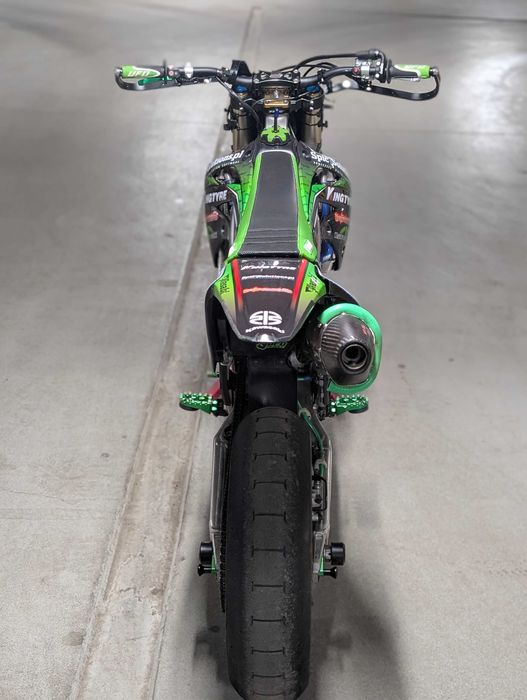 KAWASAKI KXF 450  SUPERMOTO - Wyścigowy motocykl z Mistrzostw Europy