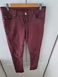 Zara jeansy 38 m buraczkowe push up burgund 170 L32 wino
