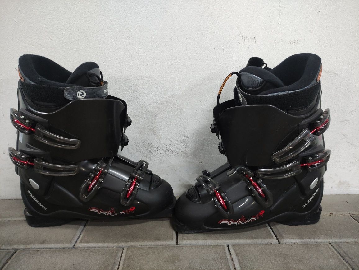 Buty narciarskie Rossignol r.29.5 z kijkami SPEEDY North Sight