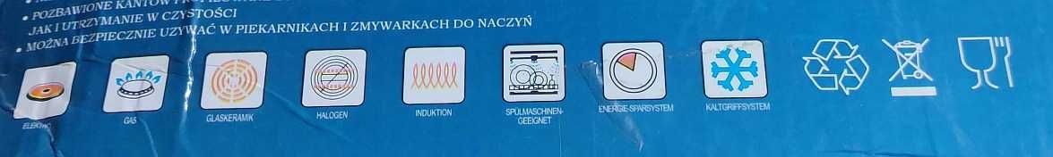 Garnki jumbo Frico 12 el patelnia teflon indukcja gaz