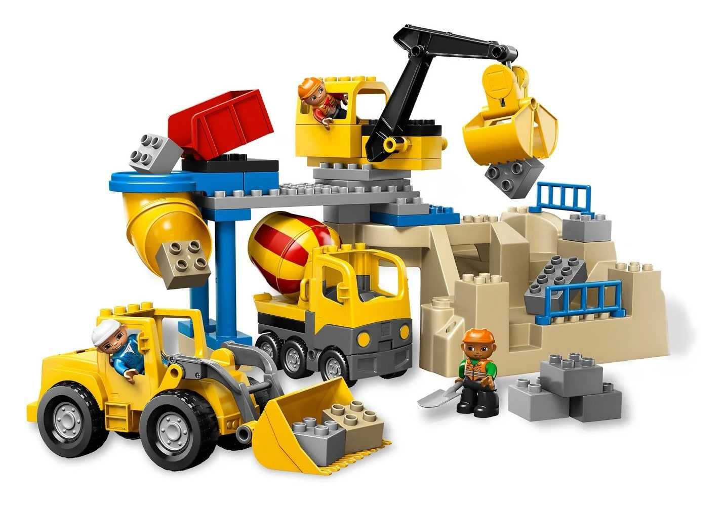 Lego Duplo 5653 – kamieniołom / budowa + Wywrotka 5651 + Traktor 5647