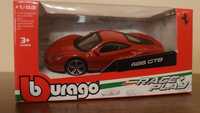 Bburago Race+Play Ferrari 488 GTB, w skali 1:43 Burago.