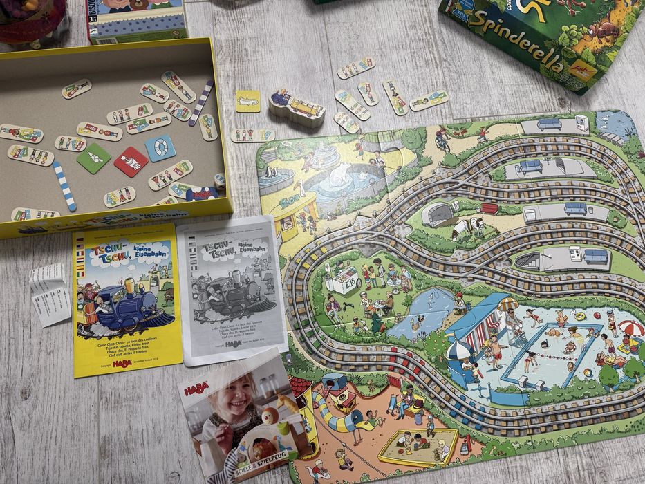 Iгри Djeco  Haba , zoch spinderella, Battat симфонія, crazy campers