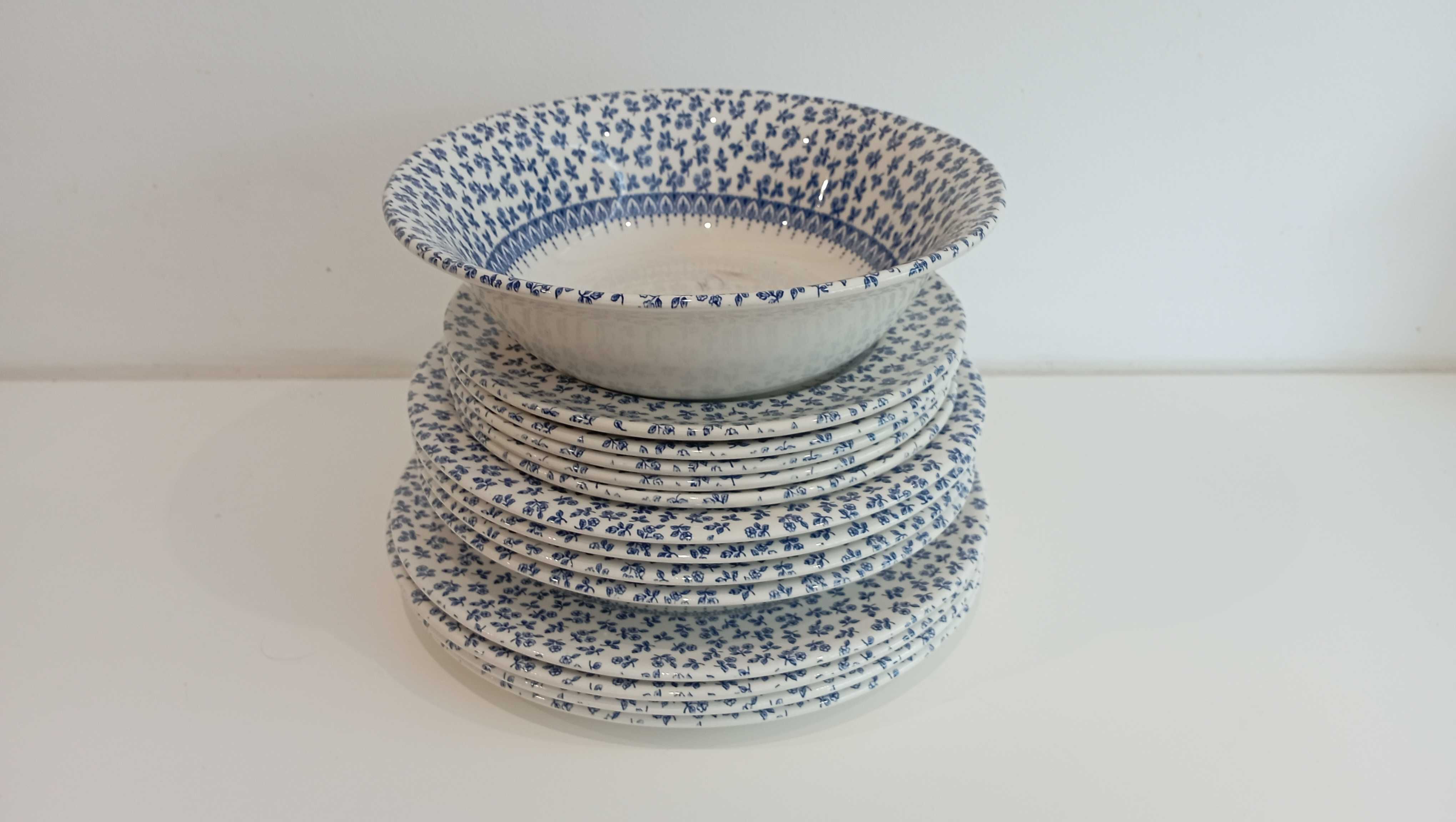 Serviço de Jantar Inglês | Provence Blue | Vintage