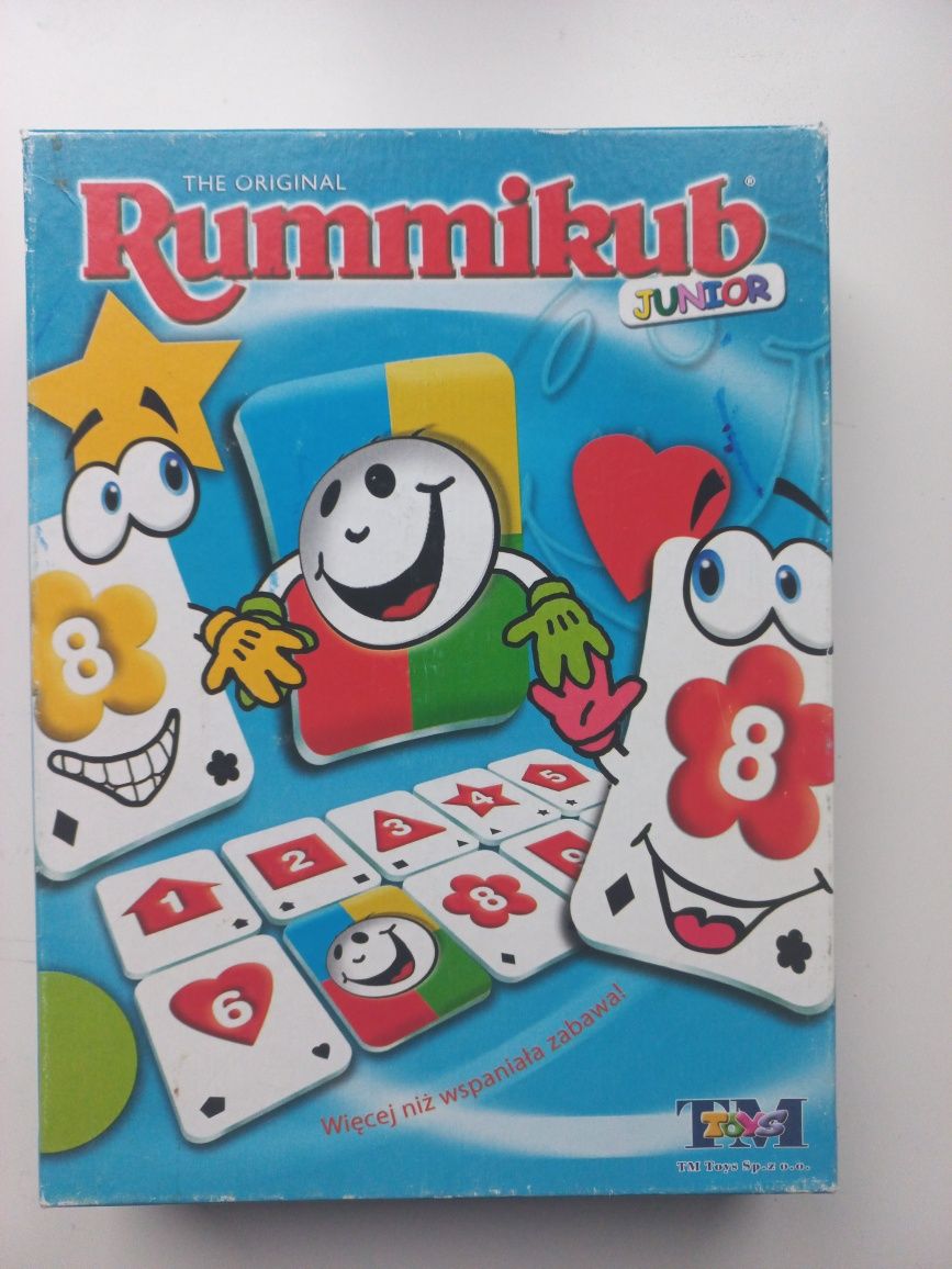 Remmikub Junior gra Remik remikub planszowa dla dzieci