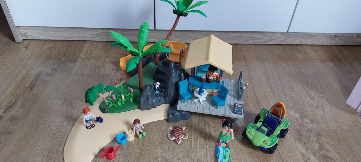 Playmobil wyspa karaibska + surfer