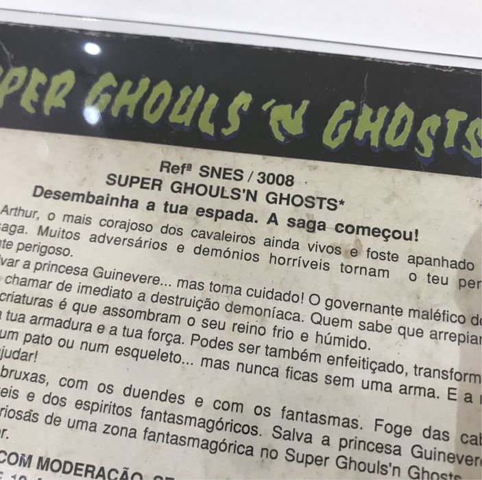 Super Ghouls 'N Ghosts - Snes / Super Nintendo (Pal - Completo)