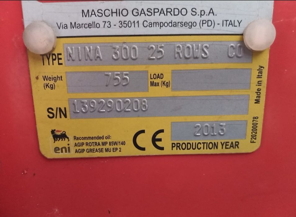 Siewnik Gaspardo Nina Talerzowy 3m jak Amazone D9,Pottinger, Kuhn,