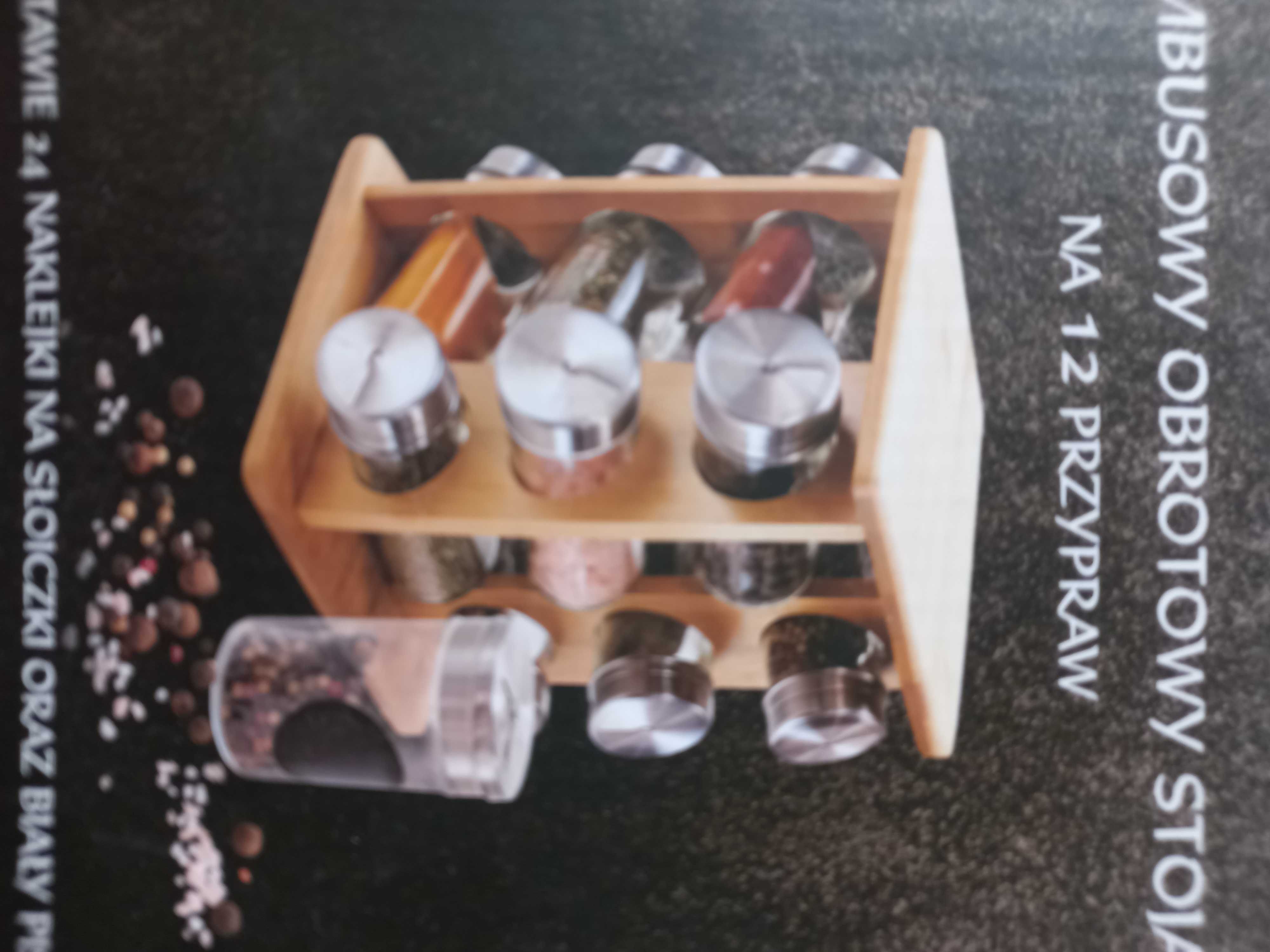 Zestaw do przypraw kuchennych,solniczki itd.