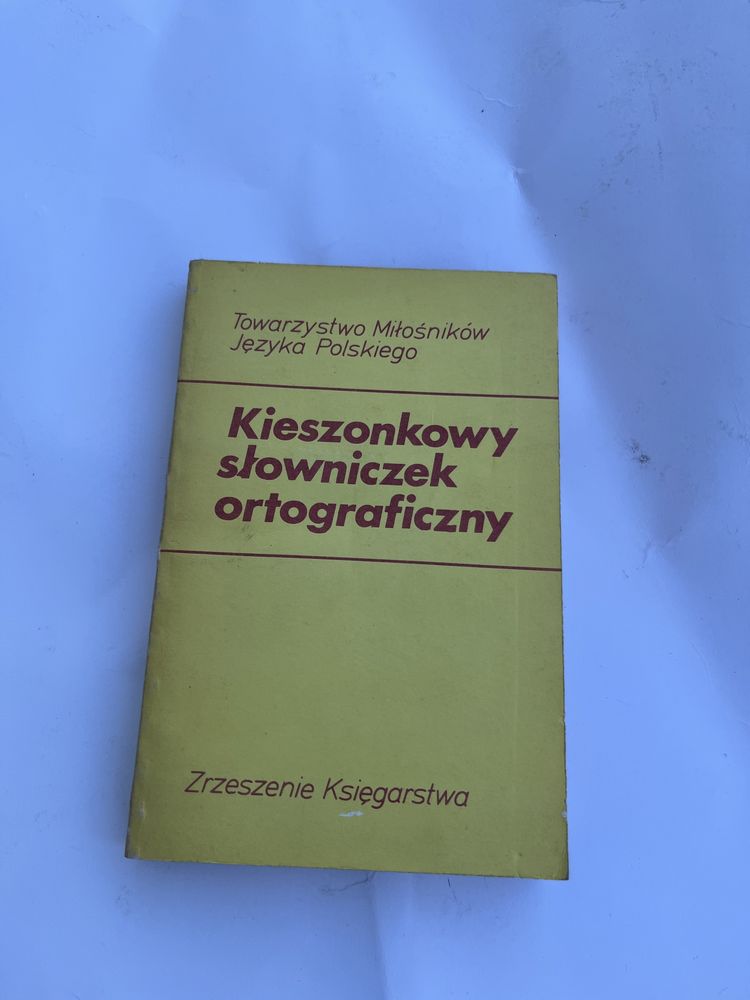 Kieszonkowy słownik ortograficzny