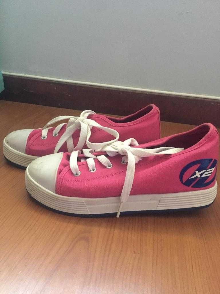 Heelys cor-de-rosa