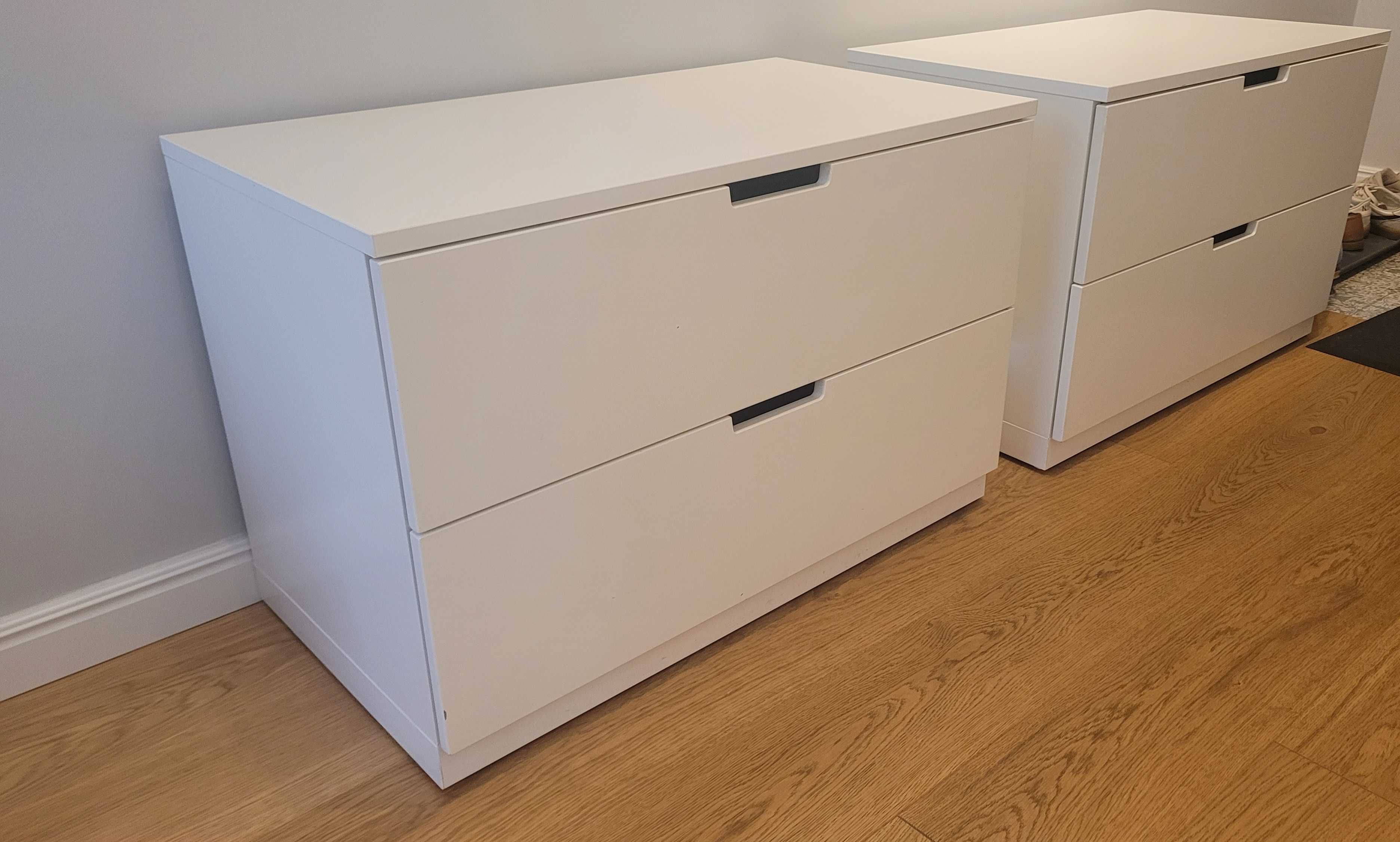 Szafka na buty ikea Nordli 2 szuflady