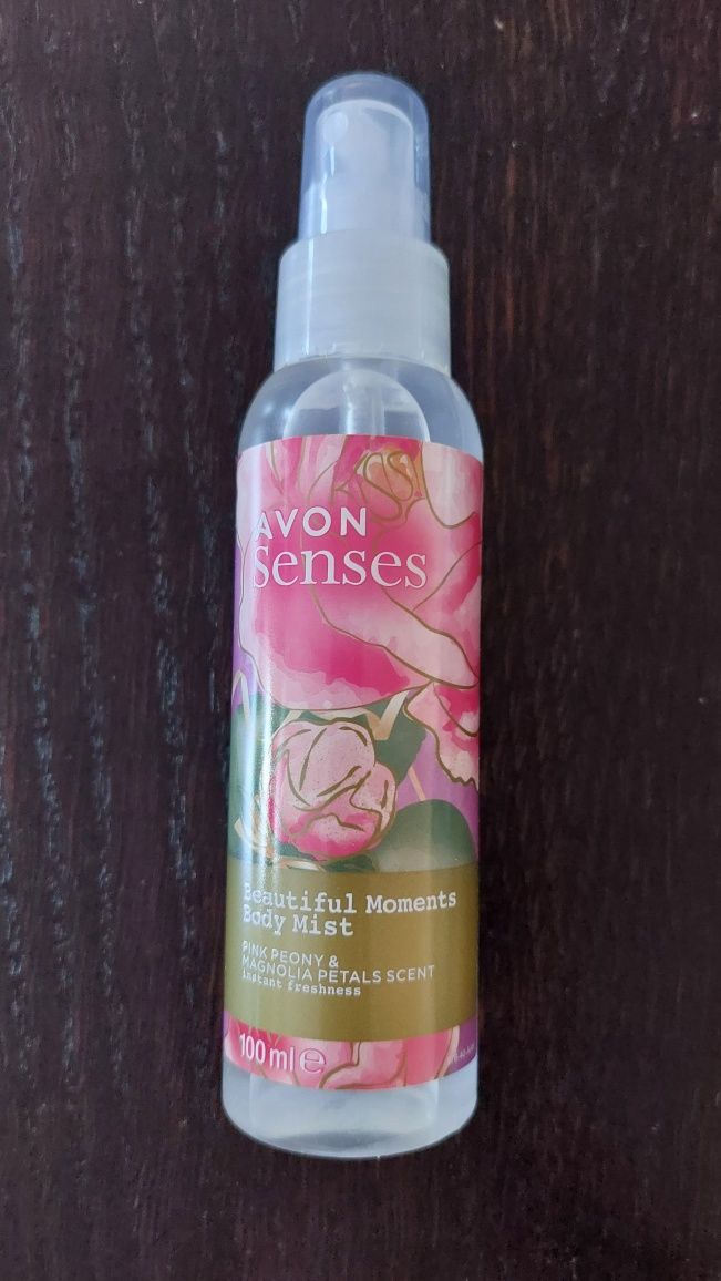 Avon Senses mgiełka ciała wanilia magnolia brzoskwinia lawenda mango