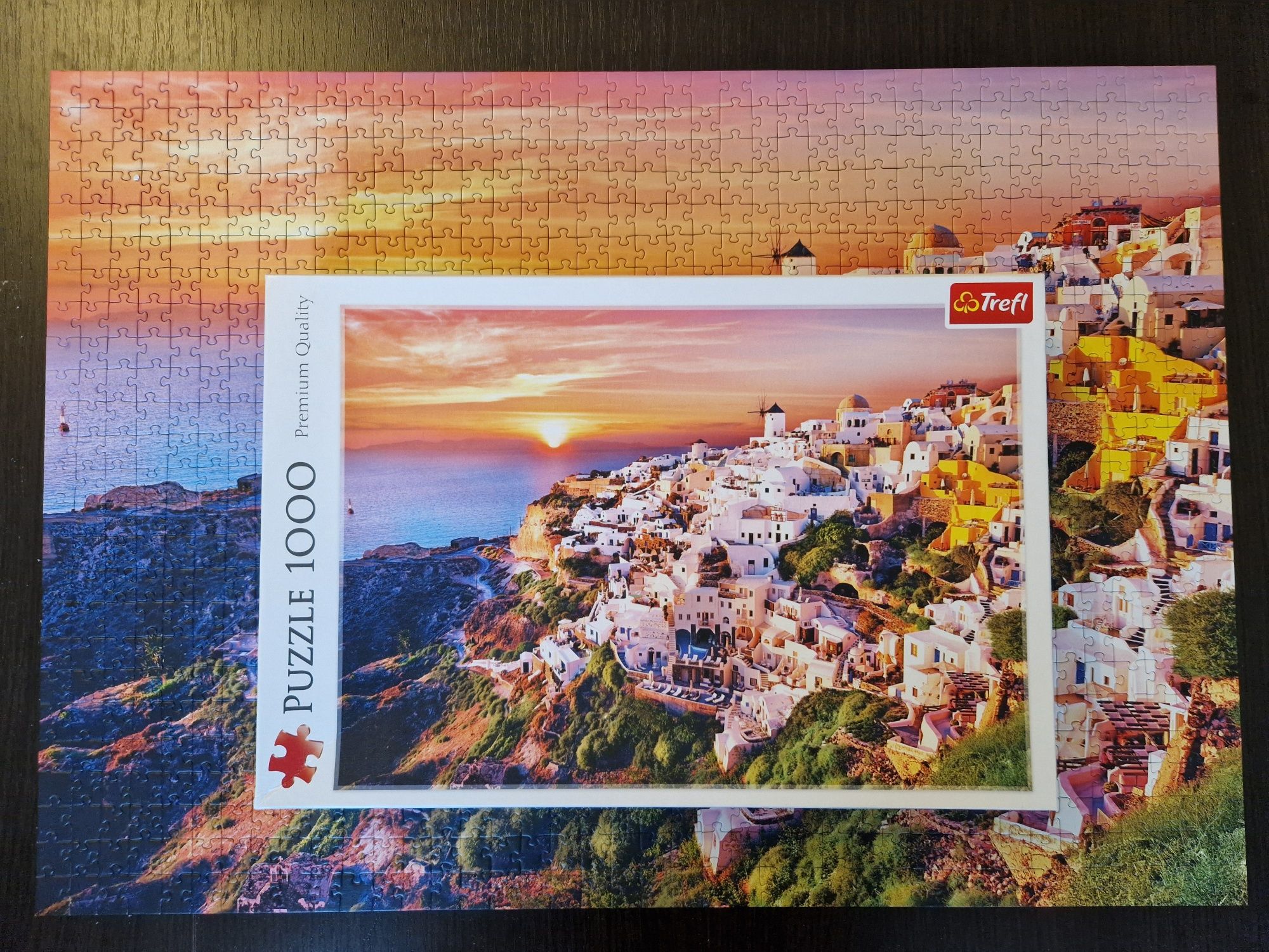 Puzzle Trefl 1000 Grecka, wyspa, Santorini, Grecja