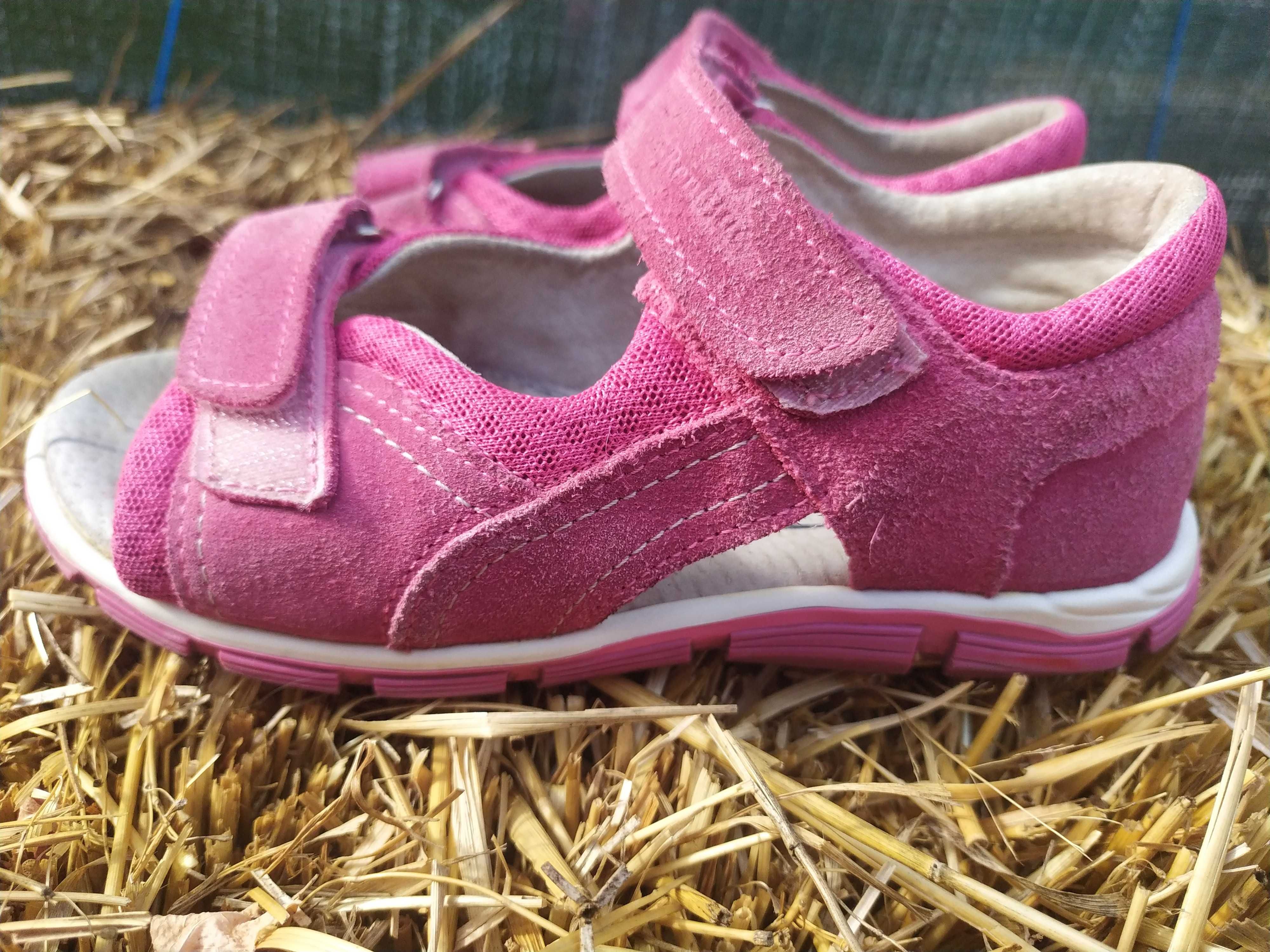 Ren But Sandaly dziewczece skorzane 30