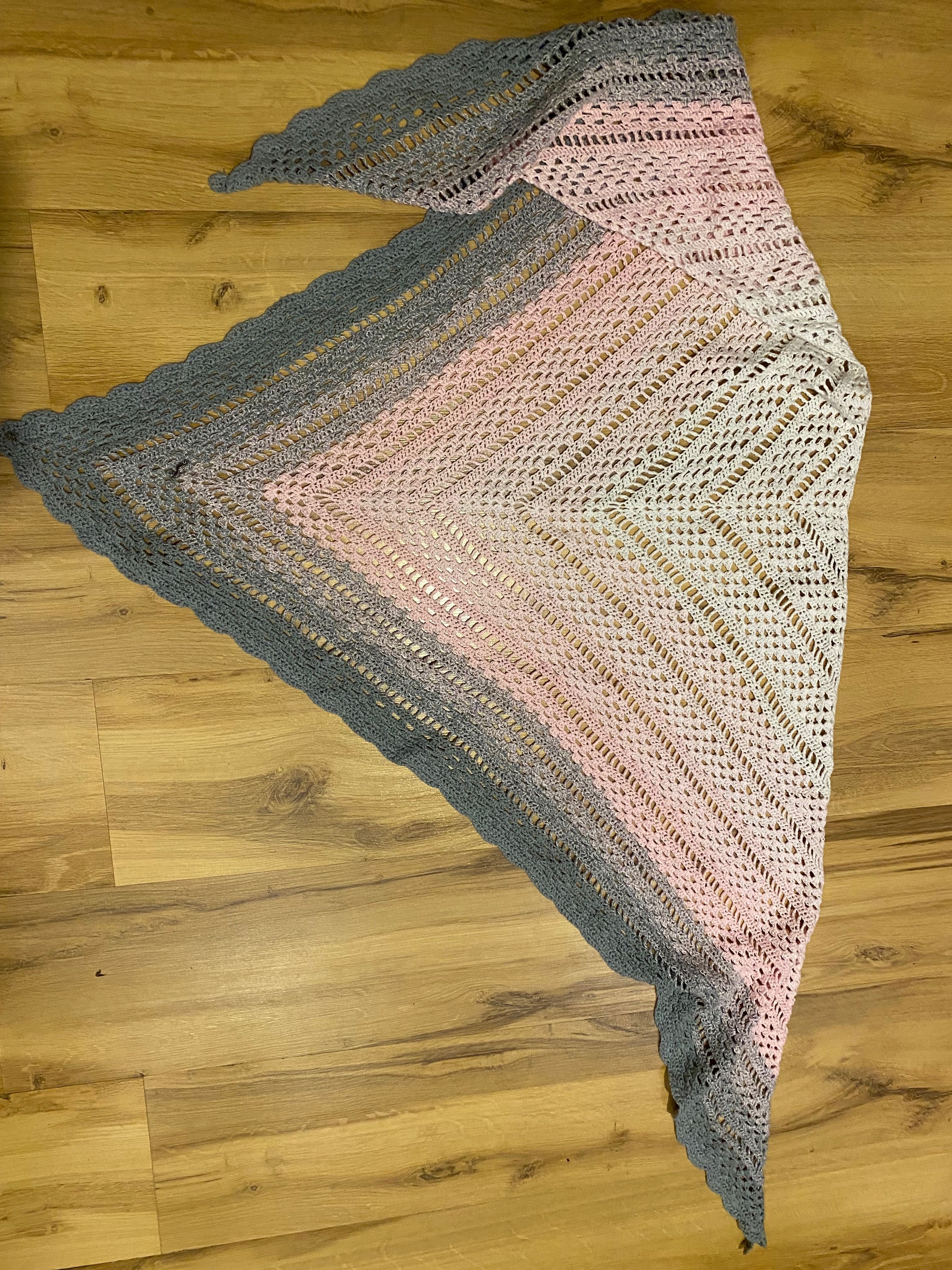 Chusta handmade na szydełku