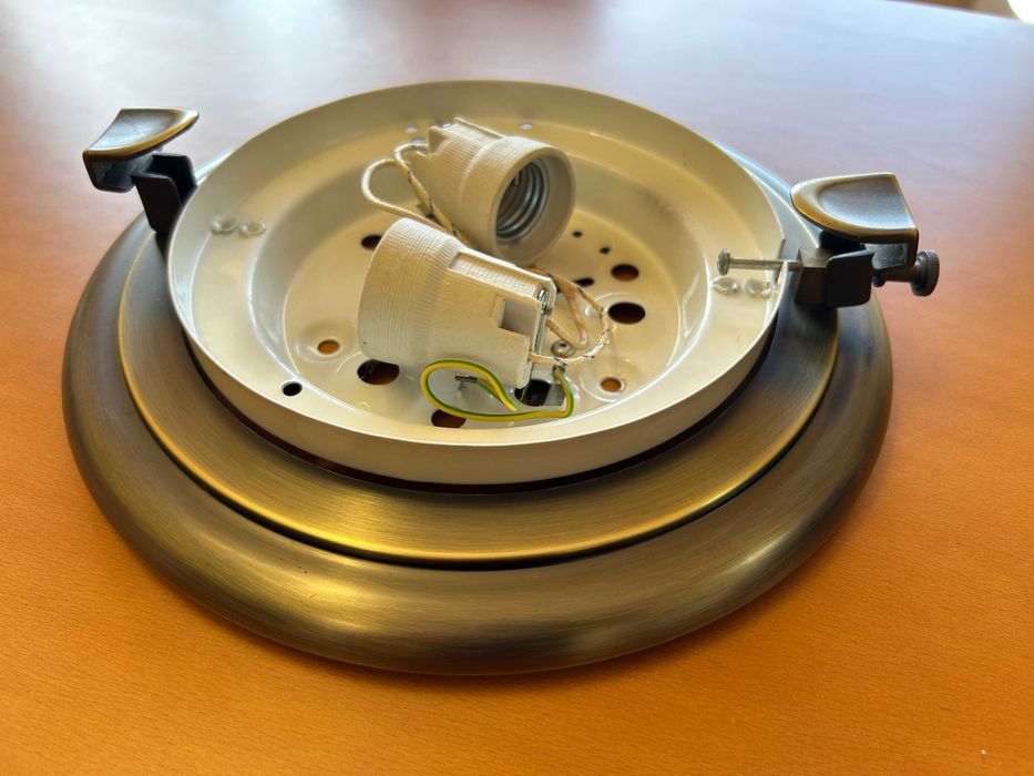 Plafond de Teto em Metal e Vidro - Boa qualidade