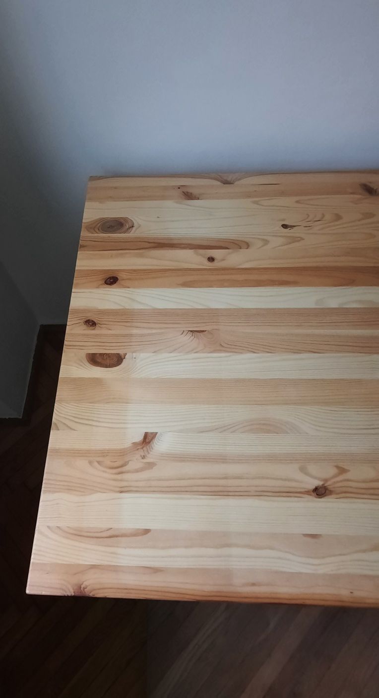 Stół drewniany sosnowy 120x75