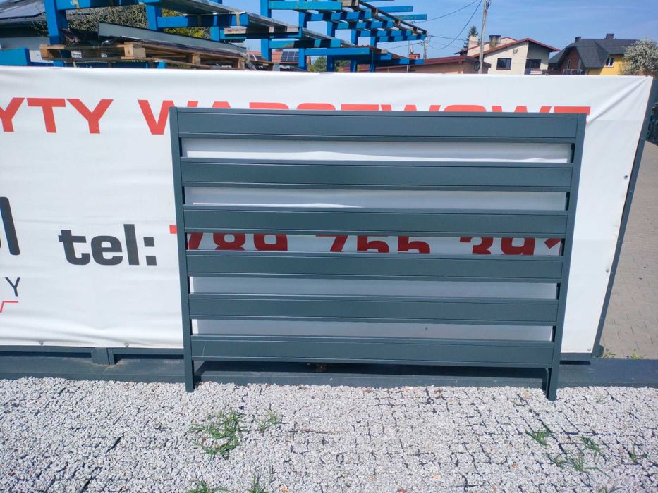 Ogrodzenie Panelowe panel ogrodzeniowy 2,5x1,5m brama ściana płot stal