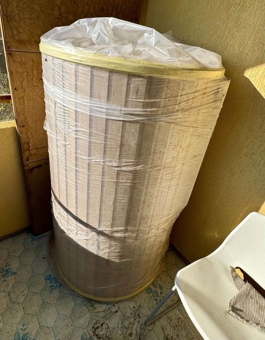 Продаж фіто-бочки кедрова кругла міні сауна парова