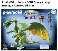 Playmobil super4, Smok z rycerzem Alexem, 9001