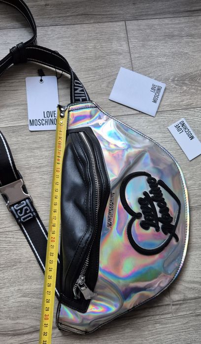 Nowa z metkami nerka saszetka torebka Love Moschino neonowa