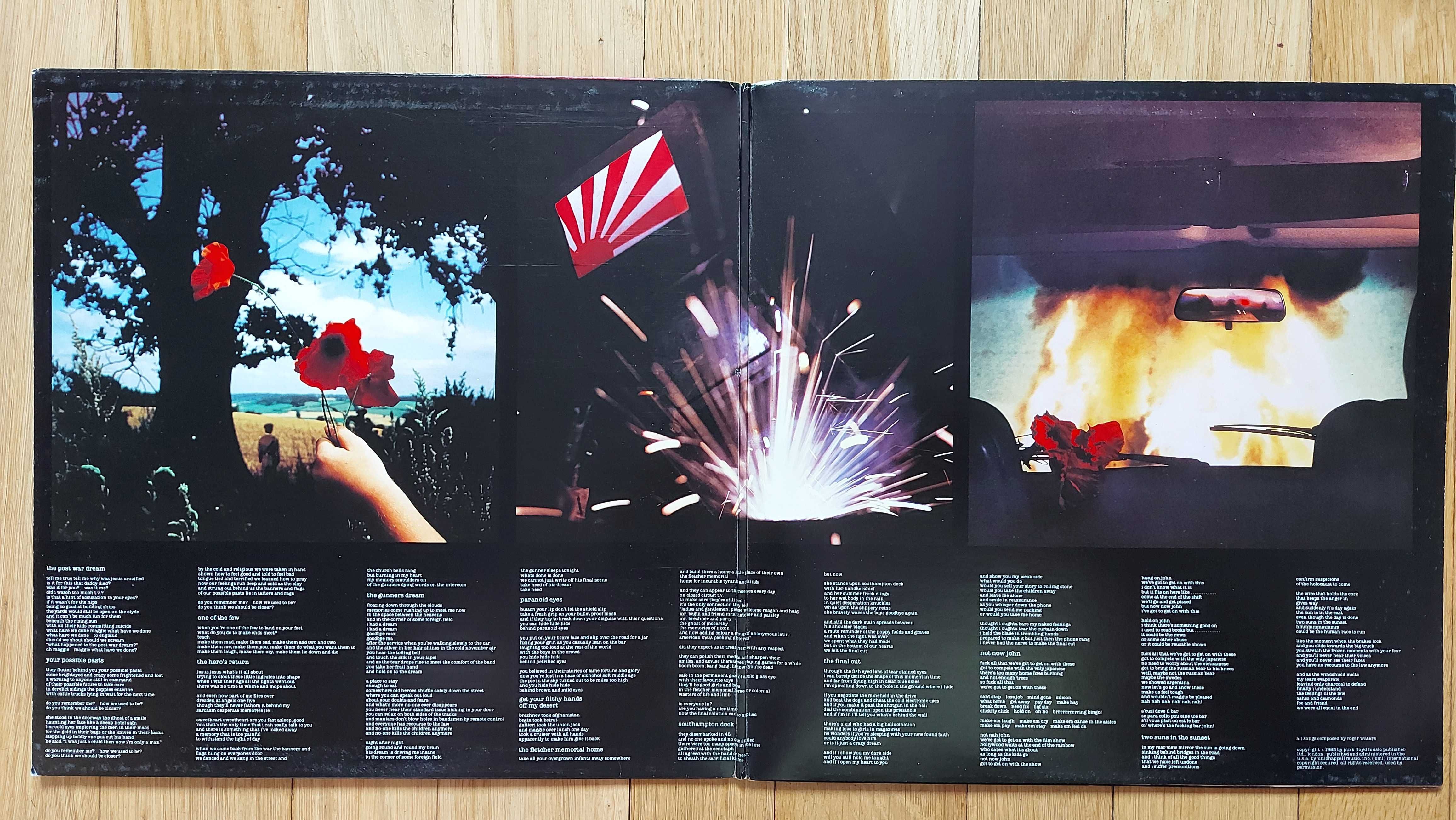 Pink Floyd ‎The Final Cut 1983 US (EX+/VG+) + inne wydania