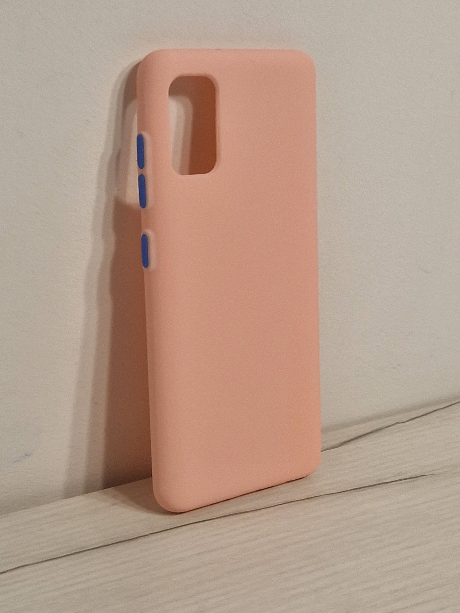 Solid Silicone Case do Samsung Galaxy A41 jasnoróżowy