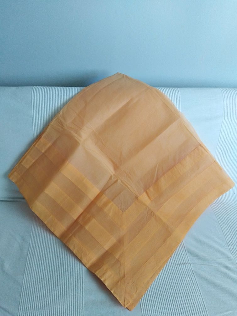 Toalha de mesa, algodão indiano, 1,40m x 1,40m