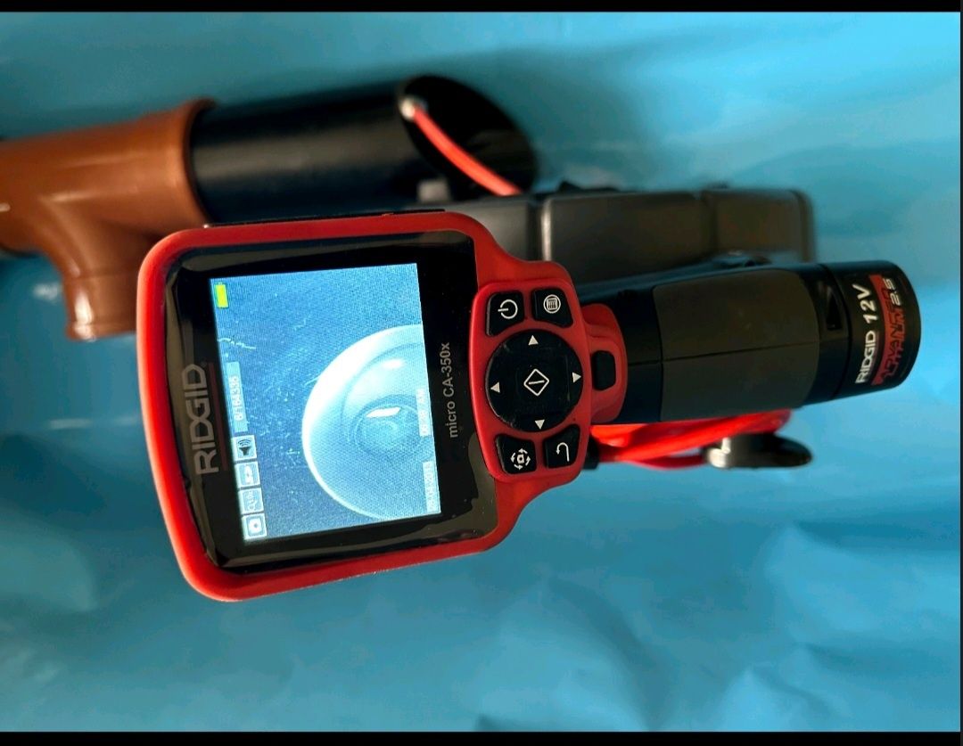 Ridgid seesnake micro drain.  ,видеоинспекция.  Відеодіагностіка