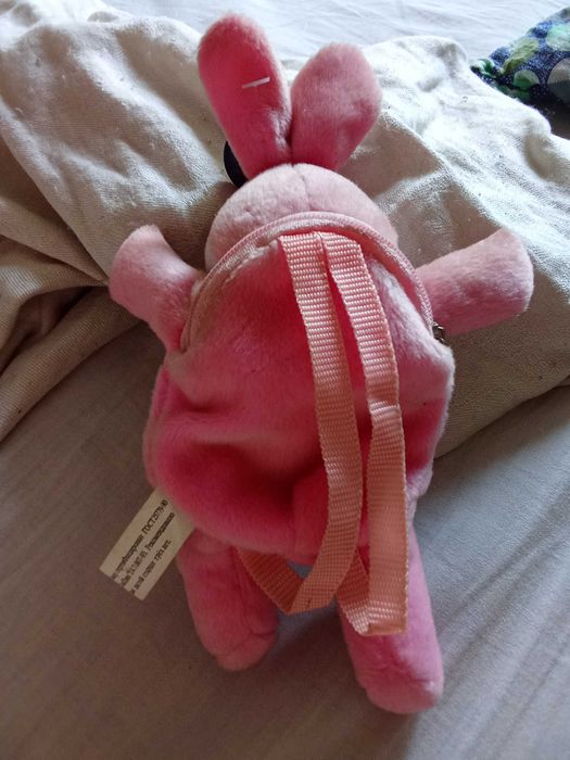 Игрушка мини рюкзачок кролик