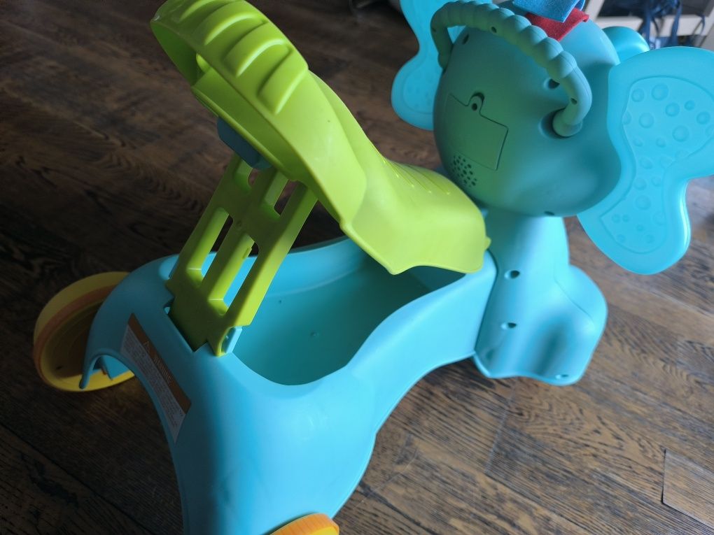 Słoń interaktywny chodzik sit& Walker& ride