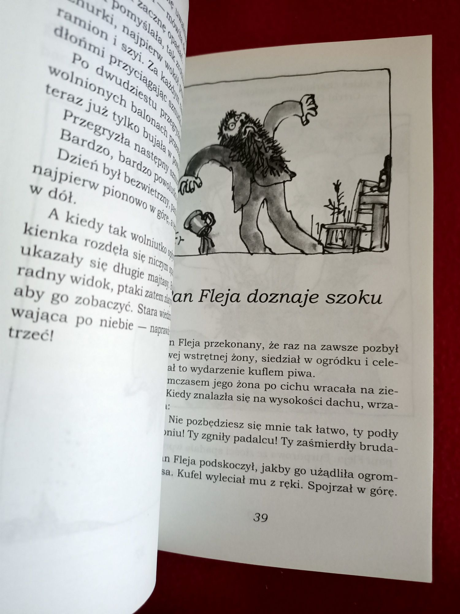 Fleje Roald Dahl ilustracje Blake