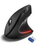 TECKNET Ergonomiczna mysz, 4800 DPI bezprzewodowa
