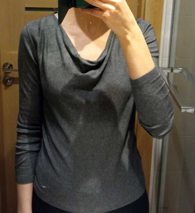 Sweter Massimo Dutti z jedwabiem