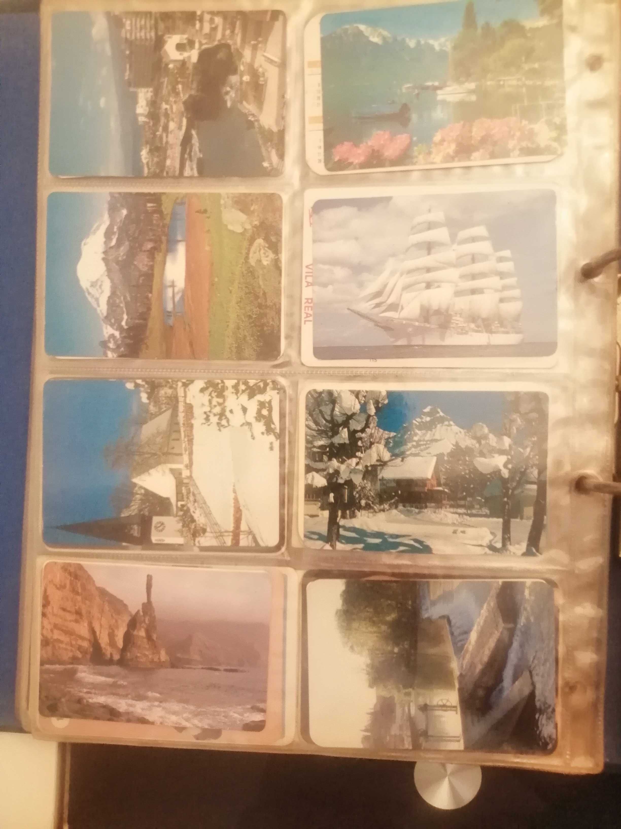 Coleção de calendários antigos de bolso anos 70, 80 e 90