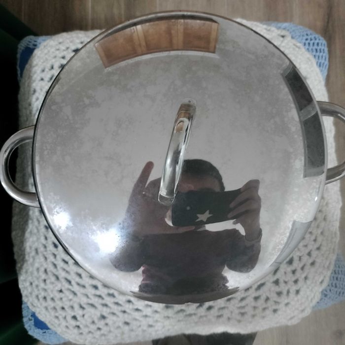 Panela inox com asas