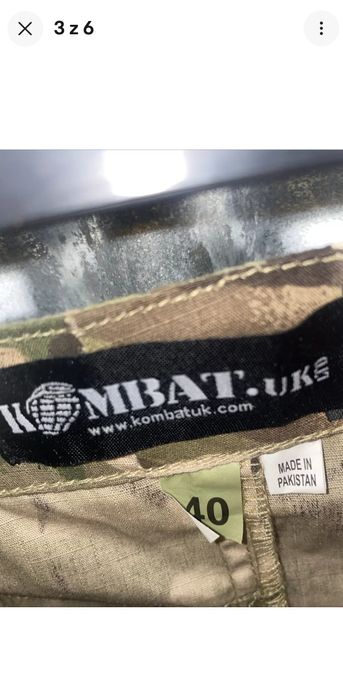 Spodnie na ryby lub do las Multicam rozmiar 40 około 100cm w pasie