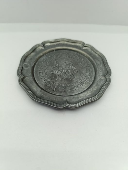 Оловянная тарелка на стену Германия