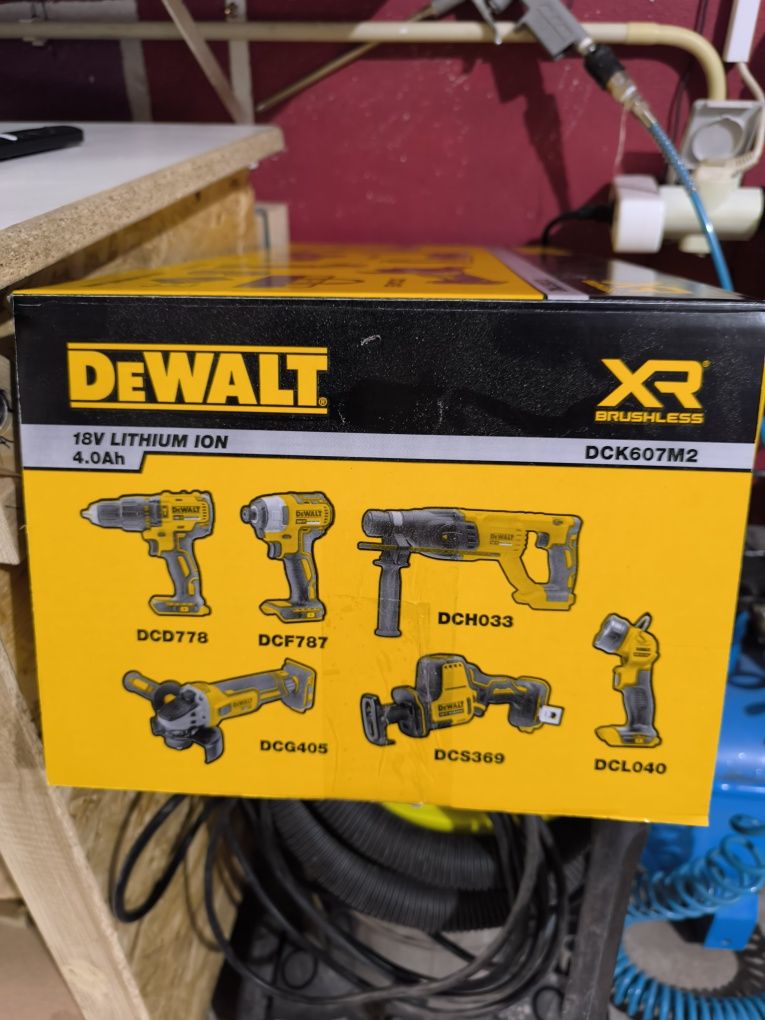 Vendo kite de máquinas novas seladas marca DeWalt