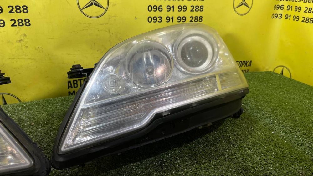 Фари Ml164 w164 ресиайл галоген, девая правая фара Мл