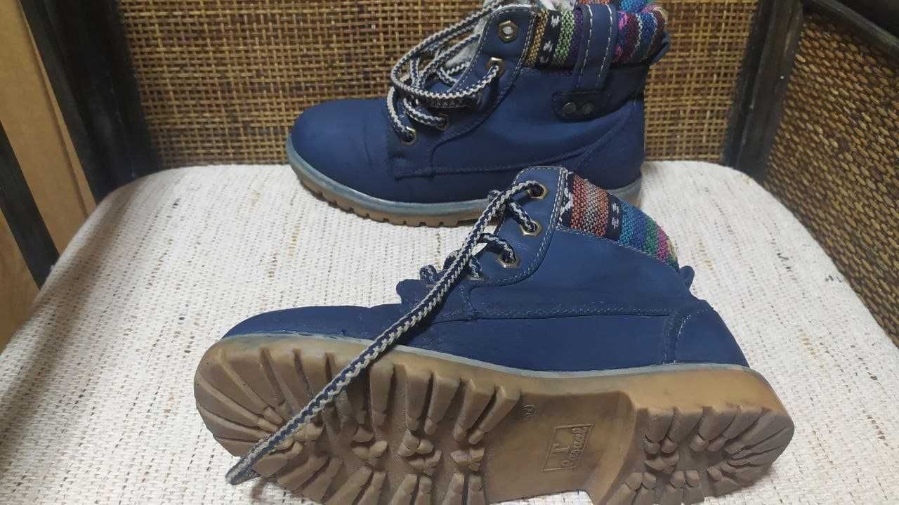 Ботинки синие унисекс T.Taccardi 32 размер