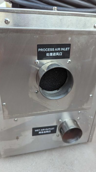 Profesjonalny osuszacz adsorpcyjny - 100 m³/h - 21 l/24 h nierdzewka